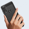 Carbon Case elastyczne etui pokrowiec Motorola Moto G Play 2022 czarny