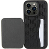 Karl Lagerfeld nakładka do iPhone 15 Pro 6,1&quot; KLHCP15LSAKKNSCK czarna hardcase Saffiano Cardslots and Stand Monogram Ikonik Patch