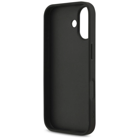 Guess Fixed Glitter Big 4G case for iPhone 17 - black