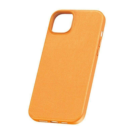 Schutzhülle APPLE IPHONE 15 PRO MAX Baseus Fauxther Series orange