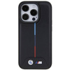 BMW Quilted Tricolor - Etui iPhone 15 Pro (czarny)