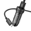 HOCO Kfz-Ladegerät Z49 2.4A 2xUSB + Kabel Micro USB schwarz