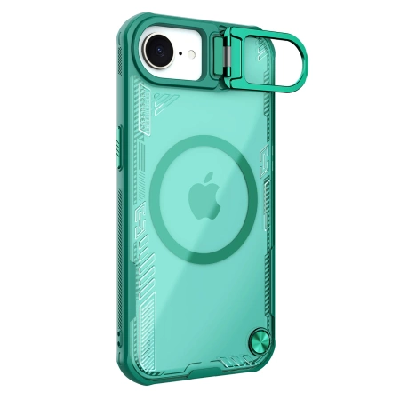 Nillkin Iceblade Prop Magnetic Case with Stand for iPhone 16e - Green