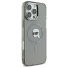 Karl Lagerfeld nakładka do iPhone 16 Pro Max 6,9" KLHMP16XHLSKIK czarna Hardcase IML Metal Karl Head MagSafe