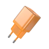 JELLICO wall charger EU55 GaN PD 33W 1xUSB-C + 1xUSB QC3.0 Orange