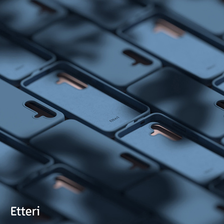 Nakładka Etteri Silicone Case do Samsung Galaxy S24 Plus ciemnoniebieska