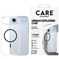 Etui CARE by PanzerGlass Flagship Urban Explorer w. Black MagSafe na iPhone Air - przezroczyste