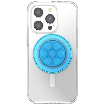 Uchwyt i podstawka do telefonu           Popsockets Translucent FG-Popper MagSafe niebieski 807325