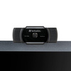 Verbatim Kamera internetowa z mikrofonem Full HD 1080p AWC-01 czarny/black 49578