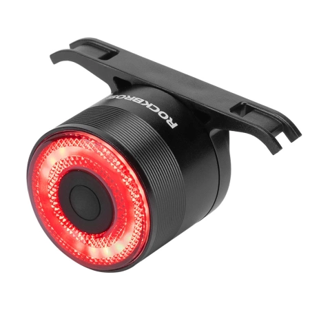 Rockbros Q3 Fahrrad-Rücklicht mit Smart Stop System - Schwarz