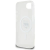 Karl Lagerfeld IML Metal Choupette Head MagSafe iPhone 16e Case - White