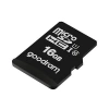 Goodram Microcard 16 GB karta pamięci micro SD HC UHS-I class 10, adapter SD (M1AA-0160R12)