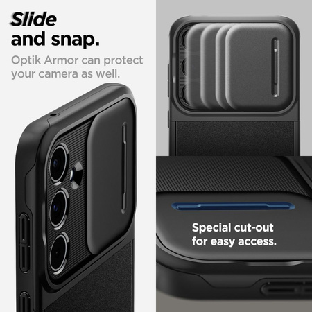 Spigen Optik Armor Sam A55 czarny/black ACS07535