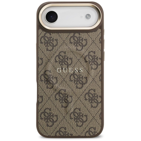 GUESS futerał do IPHONE 17 Air kompatybilny z MagSafe GUHMP17MP4MSEGCW (PU 4G W/ Classic) brązowy