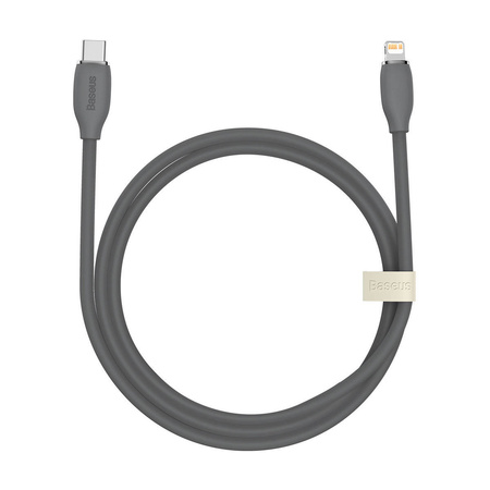 Baseus kabel, przewód USB Typ C – Lightning 20W długość 1,2 m Jelly Liquid Silica Gel – czarny