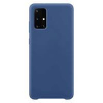 Silicone Case elastyczne silikonowe etui pokrowiec Samsung Galaxy S21+ 5G (S21 Plus 5G) ciemnoniebieski