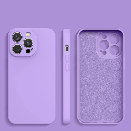 Silicone case iPhone 14 Plus silicone case purple