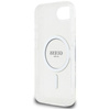 Guess IML Glitter Circle MagSafe - Etui do iPhone 16e (przezroczysty)