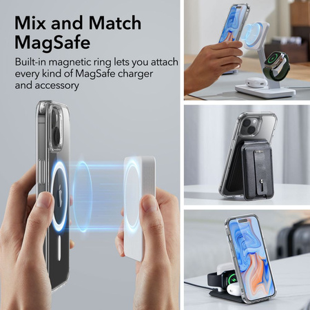 ESR CH HALOLOCK MAGSAFE IPHONE 15 KLAR