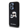 Oryginalne Etui KARL LAGERFELD Silicone Karl & Choupette MagSafe KLHMP15XSKCHPPLK do Iphone 15 Pro Max Czarny
