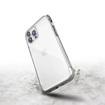 Raptic X-Doria Air Case für iPhone 14 Pro gepanzerte Hülle silber