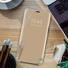 Etui Smart Clear View do Samsung Galaxy S23 złote
