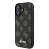 GUESS futerał do IPHONE 16 Plus kompatybilny z MagSafe GUHMP16MPGPYSK (PU Peony Script) czarny