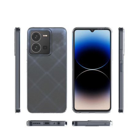 Ultra Clear 0,5 mm Hülle für Vivo Y35 / Vivo Y22 / Vivo Y22s Dünne Abdeckung Transparent