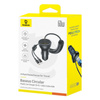 Baseus Okrągła plastikowa ładowarka samochodowa (U+C) + kabel C&L 60W czarna