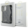 Original Case IPHONE 16 PRO MAX Guess Hardcase Crossbody Cord 4G Print (GUHCP16XHC4SEW) brown
