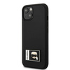 Karl Lagerfeld KLHCP13S3DKPK iPhone 13 mini 5,4&quot; schwarz / schwarzes Hardcase Ikonik Patch