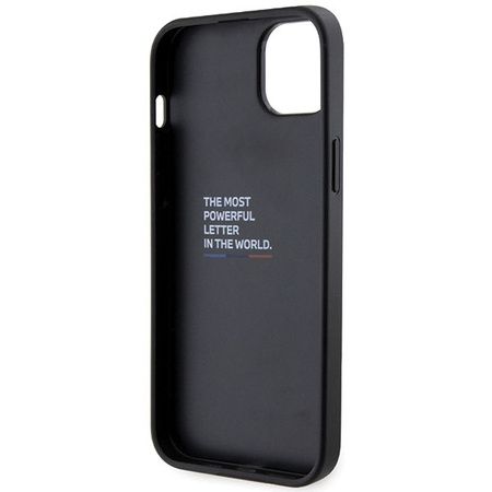 Case BMW BMHCP14S22GSLK iPhone 14 6.1" black/black hardcase Grip Hot Stamp