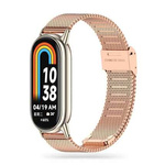 Armband für XIAOMI SMART BAND 8 / 8 NFC Tech-Protect Milaneseband Goldrosa