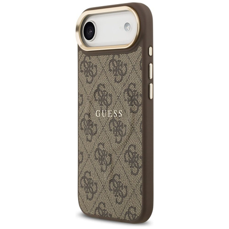 GUESS futerał do IPHONE 17 Air kompatybilny z MagSafe GUHMP17MP4MSEGCW (PU 4G W/ Classic) brązowy