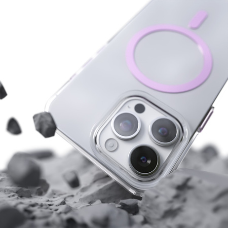 Nakładka Etteri Color Mag do iPhone 15 Pro Max 6,7" różowa