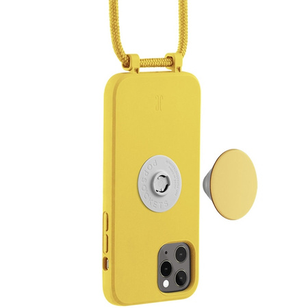 Etui JE PopGrip iPhone 11 Pro 5,8"żółty/rabbit`s paw 30052 (Just Elegance)