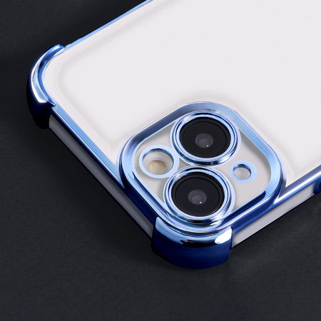Nakładka Anti Shock Chrome do iPhone 16e niebieska