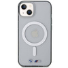 BMW BMHMP14SHCRS iPhone 14 6.1&quot; case transparent hardcase Silver Ring MagSafe
