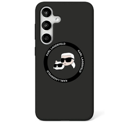 Karl Lagerfeld nakładka HC Magnetic Silicone Double Heads do Samsung Galaxy S25 Plus czarna