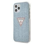 Guess GUHCP12MPCUJULLB iPhone 12 6,1" Max/Pro niebieski/light blue hardcase Jeans CollectionGuess / GUE000848