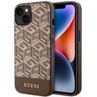 Guess GUHMP14MHGCFSEW iPhone 14 Plus 6,7" braun/braune Hartschale GCube Stripes MagSafe