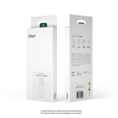 Nakładka Etteri Clear Case do iPhone 12 / 12 Pro 6,1"