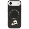 Karl Lagerfeld nakładka Magsafe PU case with Karl&Choupette heads pins logo and metal camera buttons do iPhone 17 Air czarna
