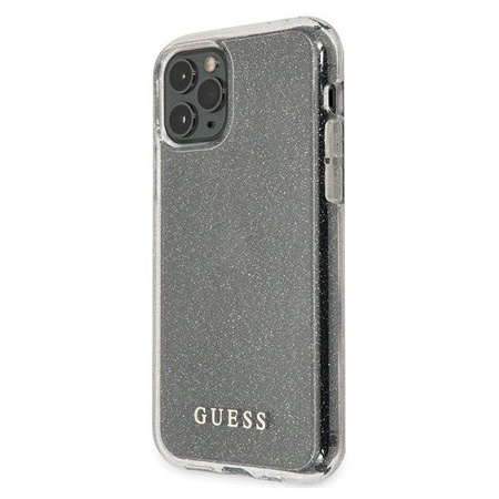 Guess Glitter Case - Etui iPhone 11 Pro (Silver)