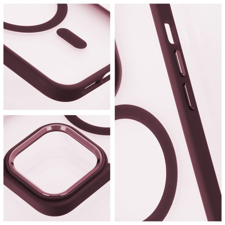 Futerał MATTE MAG COVER kompatybilny z MagSafe do IPHONE 17 Pro czerwony