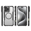 Leading Series MagSafe Silicone Case for iPhone 16 Pro Max - Black
