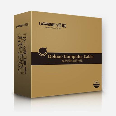 Ugreen kabel przewód HDMI 4K 30 Hz 3D 18 10 m czarny (HD104 10110)