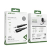 Kabel AUX MFI Apple Lightning - 3,5mm 1,2m Acefast Aluminium Alloy Audio Cable (C1-06) czarny