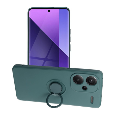 Futerał SILICONE RING do XIAOMI Redmi NOTE 13 PRO+ 5G  zielony