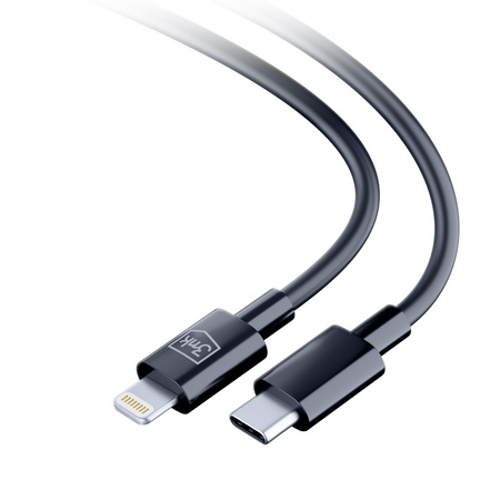 3MK KABEL HYPER USB-C/LIGHTNING 20W 1,2m czarny